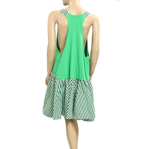 Daily Practice Spring Fling Racerback Babydoll Mini Dress Striped 1XPS 280214 - Picture 7 of 8